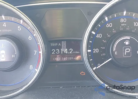 2012 Hyundai Sonata Gls z USA, uszkodzony, nr VIN 5NPEB4AC2CH399467